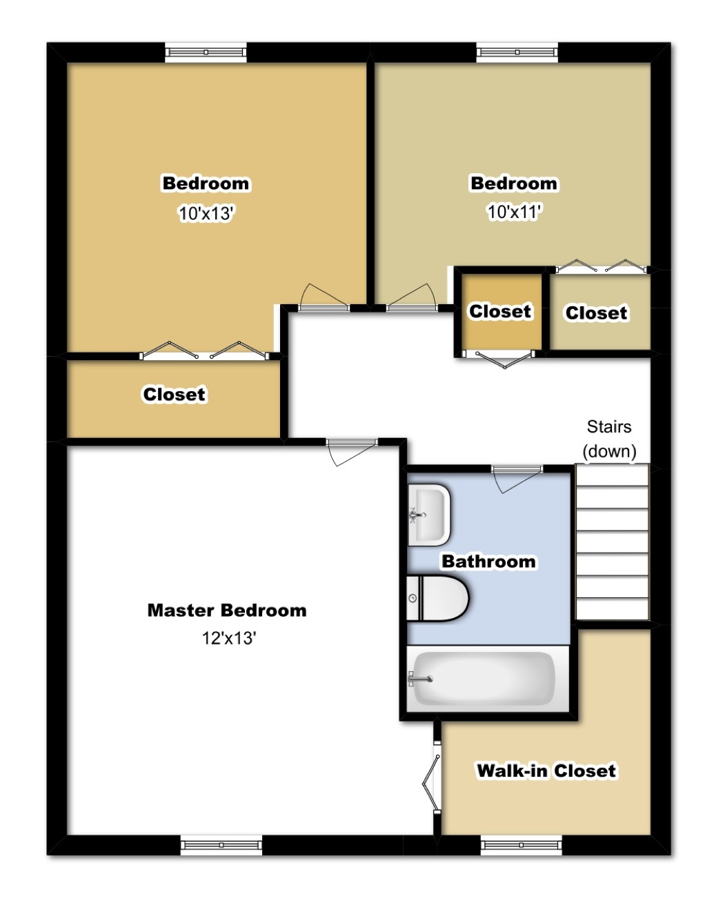 3 Bedroom Second Floor